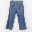 7 For All Mankind  Crop Dojo Light Wash Denim Jeans Photo 3