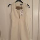 ZARA White Belted Tailored Dress Photo 4