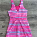 BB Dakota  Spice of the Party SEQUINS Mini Dress Hot Pink Blue Striped Small EUC Photo 6