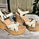 Kork-Ease Korks Women's Dawson Wedge Platform Sandals Off White Size 9 Photo 0