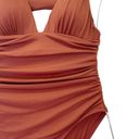 l*space NWT L* Sydney One Piece Open Back Swimsuit in Brown Sugar Size 6 | Small Photo 7