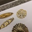 Trifari Lot Of 4 Brooch Pins Vintage - Modern Gold Tone 1 Avon, 1 , 1 Monet Photo 8