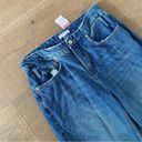 Good American  blue straight leg high waisted jeans Photo 1