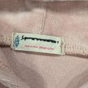 Free people movement hoodie Womens large light pink crop soft velour zip up Photo 2