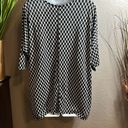 Bobeau  geometric printed tunic top size 3 XL Photo 5