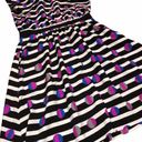 Cynthia Rowley  size 2 black Fun striped & circles party dress Photo 3