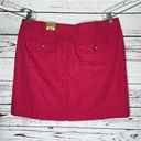 Krass&co G.H. Bass &  NWT Size 16 Pink 100% Cotton Cargo Utility Skirt Photo 1