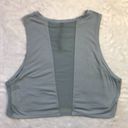 Wildfox  Athletic Mesh Back Cropped Tank Top‎ Women's XL Blue Outdoors Athleisure Photo 4