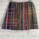 CAbi  Mini Skort Skirt Sz 2 Limited Edition Sarong 5416 Multicolor Colorful Plaid Photo 3