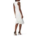 Cinq à Sept  Ruffle Angela Dress in White 0 Womens Bridal Cocktail Photo 13