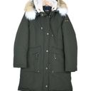 Sam Edelman  Womens M Faux Fur Trim & Faux Shearling Lined Hooded Coat NEW Photo 1