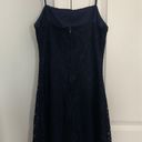 Francesca's NWT Navy Blue Lace Dress Photo 1