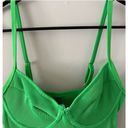 Kulani Kinis Ribbed Underwire One-Piece Swimsuit in Green Size Small Women’s Photo 4