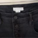 Good American  Good Legs Crop Mini Bootcut Jeans Black Size 29/8 Button Fly Photo 3