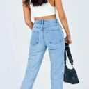 Princess Polly Cofield Mom Jeans Patch Denim Photo 2