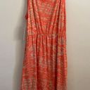 Sonoma Petites Orange Dress Size S Photo 3