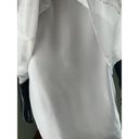 Laundry by Shelli Segal  White Silver Beads Popover Blouson Shift Dress Sz 6 NWT Photo 3