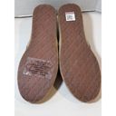 UGG  Women's Indah Burlap Black Tan Slip On Flat Espadrille Sheepskin Size 11 NEW Photo 7