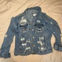 Forever 21 Distressed Jeans Denim Jacket Photo 1