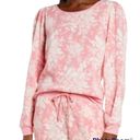 Rachel Parcell  Pink Quill Rose Brocade Sweatshirt size small Photo 2