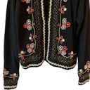 Pierre Cardin Vintage 80’s  Black Silk Angora Beaded Cardigan Photo 3