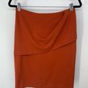 CAbi  Overlay Career Classic Pencil Skirt Turmeric Orange Size 4 Photo 2