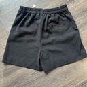 ZARA  High-Waisted Shorts w/ Pockets and stretch waist Black Small Photo 5