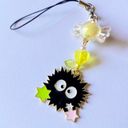 Handmade Kawaii y2k soot star dangle phone strap/bag charm/keychain/display⭐️🌀🍬💕 Photo 2