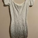 Dress the Population  Larissa Off Shoulder Ombre Sequin Mini Dress- Size XS Photo 5