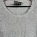 Michael Stars  Gray Cashmere Wool Blend Crewneck Scalloped Hem Sweater Sz XS Photo 8