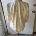 Doe & Rae NWT  off white 3/4 sleeve blazer with pockets S Photo 8