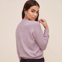 ASTR Women's  the Label Lilac Pleated Wrap SWEATER Size XS Photo 1