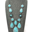 Lucky Brand  faux turquoise reversible necklace, NWOT Photo 0