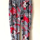 Krass&co NY &  | Gray Floral Jogger Pants Sz S Photo 0