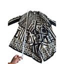 Bar III  Black & White Geometric Open Front Cardigan Sweater Jacket Sz S Aztech Photo 4