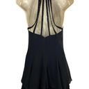 Oleg Cassini Black Tie  size Small Silk Beaded Embellished Party Evening Dress Photo 1
