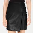 Bar III Black, Faux Leather  Skirt Photo 0