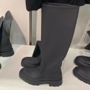 ZARA boots rubber rainboots heavy chunky knee high Photo 3