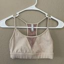 Koral  Activewear Trifecta Sports Bra Cameo Snake Workout Beige Size XS - GUC Photo 3