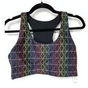 Terez  Bra Women's Size Large Hi-Shine Sports Rainbow Multicolor NWT Photo 0