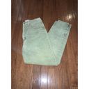 Guess by Marciano Vintage Guess Georges Marciano Olive Cotton High Waisted Ankle Zip Mom Jeans  29 Photo 3