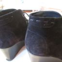 Via Spiga  Fedora Black Suede Booties - Sz 8 Photo 4