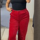 Ralph Lauren Polo Red Velvet Pants Photo 0