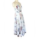 Anthropologie Geisha Designs  Formal Floral Vneck Tulle Dress xs, nwt Photo 6