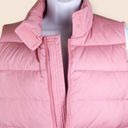 American Eagle  Women Down Pink Puffer Vest M Photo 1