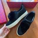 Tory Burch pom pom slip on sneakers. 7-7.5 Photo 0