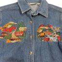 Cabin creek  Denim Fall/Harvest Long Sleeve‎ Size Petite Medium Photo 3