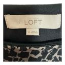 Loft  Cheetah Print with Side Roushing Sleeveless Dress Size M Photo 4