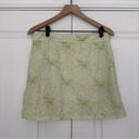 Patagonia  Printed Snap Waist Wrap Skirt Mini Athletic Floral Green White Active Photo 1