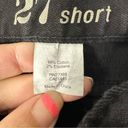 J.Crew  Matchstick Jeans Size 27 Short Black Straight Leg Low Rise Stretch Photo 4